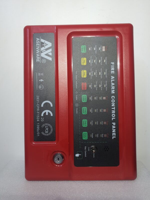 Asenware 4 Zone Fire Alarm Control Panel